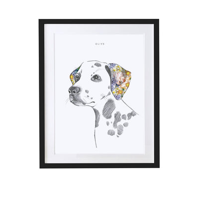 Dalmation Personalised Pet Portrait - Lola Design Ltd