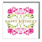 Extra Special Happy Birthday Card - Lola Design Ltd