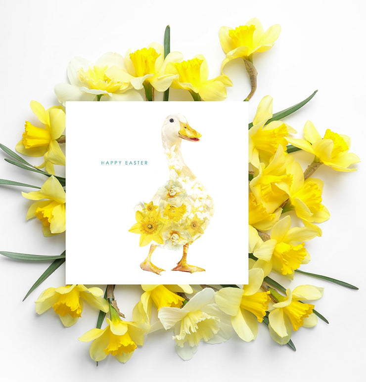 Peking Duck Happy Easter Card - Lola Design Ltd