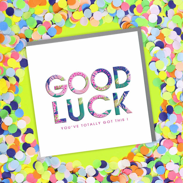 Good Luck Card by Lola Design– Lola Design Ltd