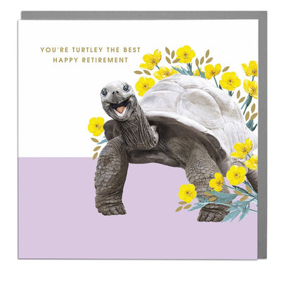 Turtle You're Turtley The Best Retirement Card - Lola Design Ltd