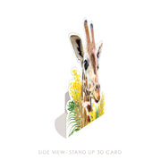 Giraffe 3D Card - Lola Design x ZSL - Lola Design Ltd