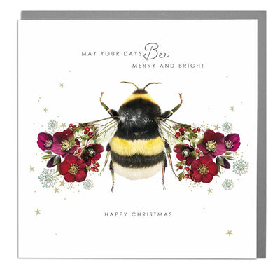 Bee Christmas Card by Lola Design - Lola Design Ltd