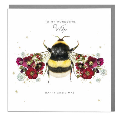 Bee Wife Chirstmas Cards by Lola Design - Lola Design Ltd