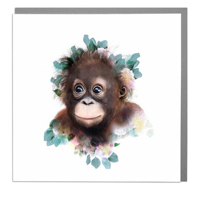Orangutan Card - Lola Design Ltd