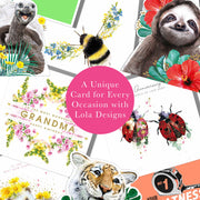 Just for you Walk in the Forest Card by Lola Design - Lola Design Ltd