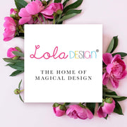 Flamingo and Roses Blank Art Card by Lola Design - Lola Design Ltd