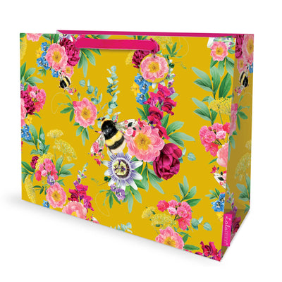 Botanical Bee Gift Bag - Large - Lola Design Ltd