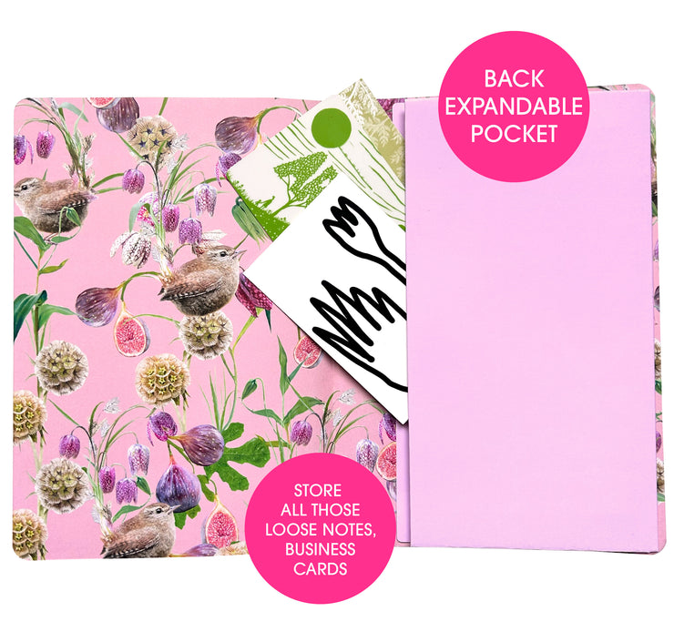 Hardback Wren Journal with Elastic Closure - Lola Design Ltd