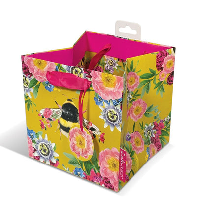 Bee Square Gift Bag - Small - Lola Design Ltd