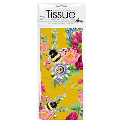 Botanical Bee Tissue Paper - Lola Design Ltd