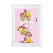 Full Bloom Flamingo Art Print - Lola Design Ltd