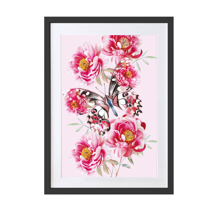 Full Bloom butterfly Art Print - Lola Design Ltd