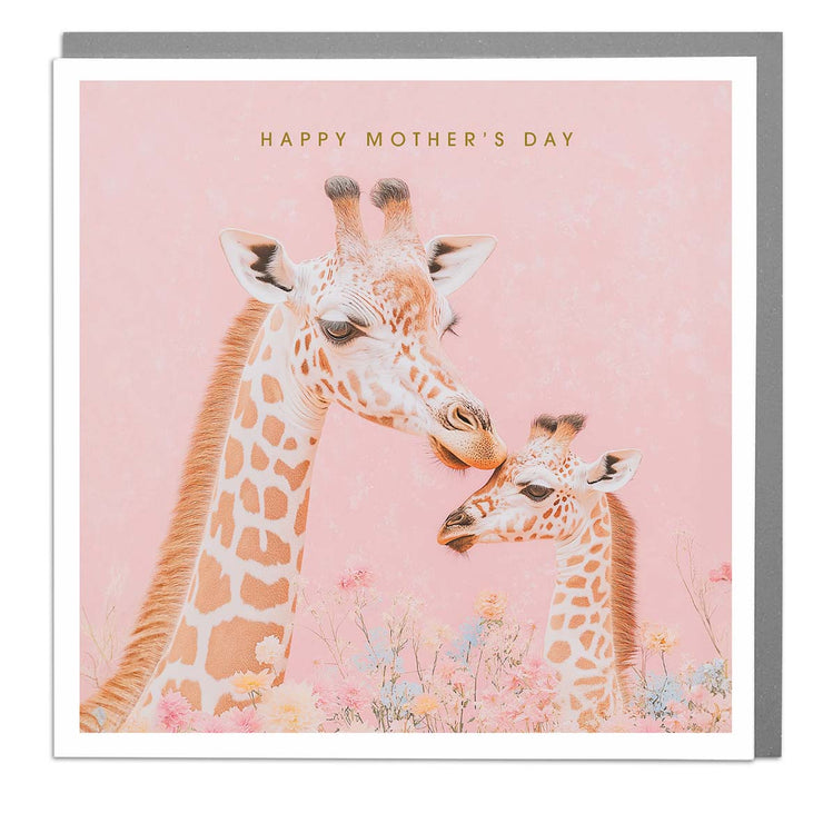 Giraffes - Happy Mothers Day Card by Lola Design - Lola Design Ltd
