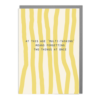 Multitasking - Humorous Card by Lola Design - Lola Design Ltd