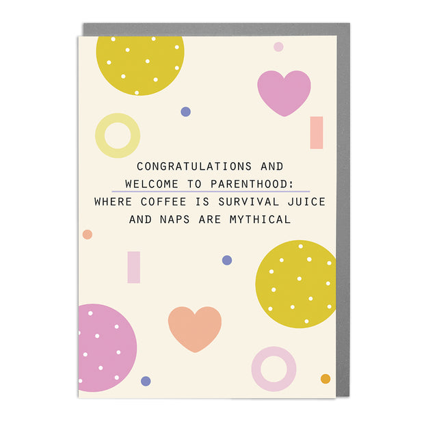 Welcome to Parenthood - Humorous Card by Lola Design - Lola Design Ltd