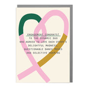 Engagement Congrats - Humorous Card by Lola Design - Lola Design Ltd
