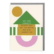 New Home - Humorous Card by Lola Design - Lola Design Ltd