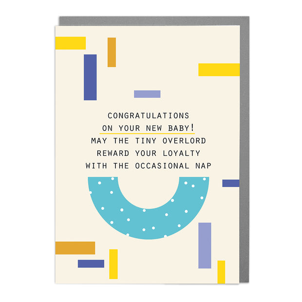 New Baby Boy - Humorous Card by Lola Design - Lola Design Ltd