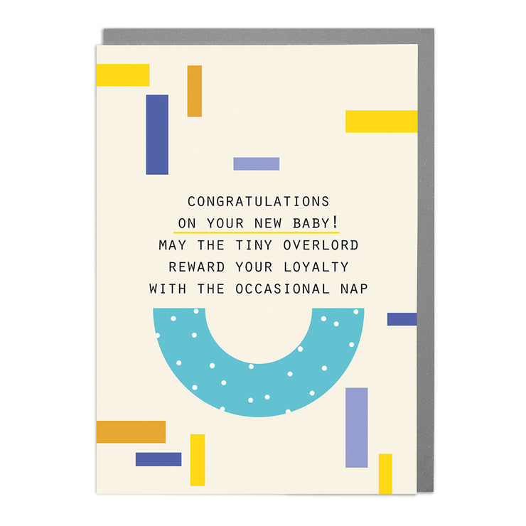 New Baby Boy - Humorous Card by Lola Design - Lola Design Ltd