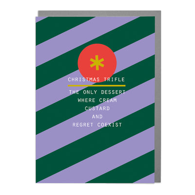 Christmas trifle - Funny Christmas Card by Lola Design - Lola Design Ltd