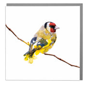 Gold Finch Card by Lola Design - Lola Design Ltd