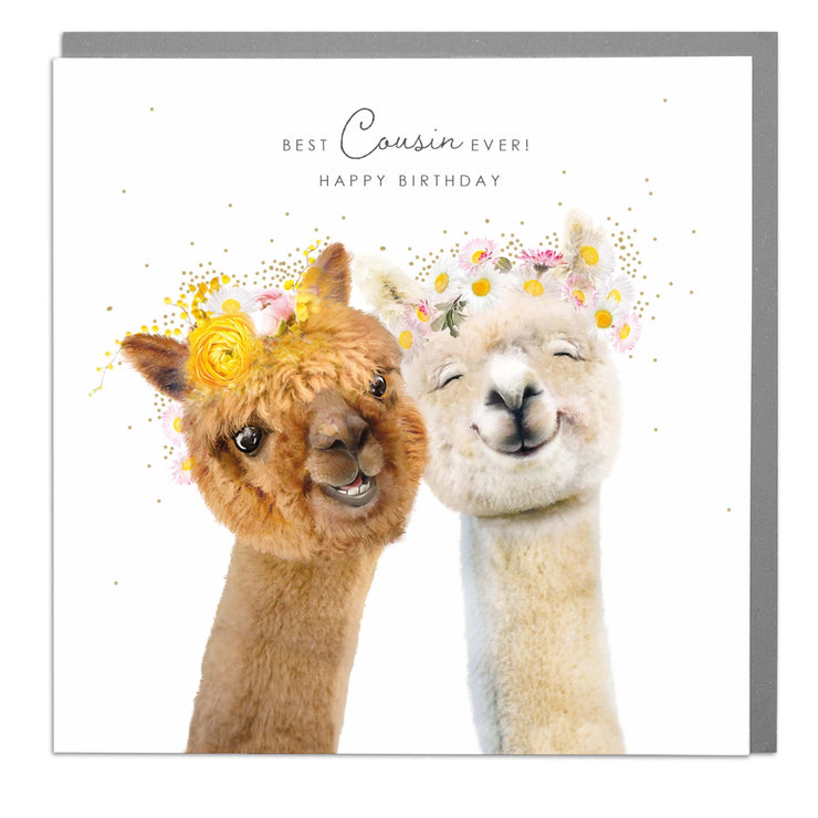 Best Cousin Ever - Cousin Birthday Card by Lola Design - Lola Design Ltd