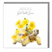 Tortoise - Get Well Soon Card by Lola Design - Lola Design Ltd
