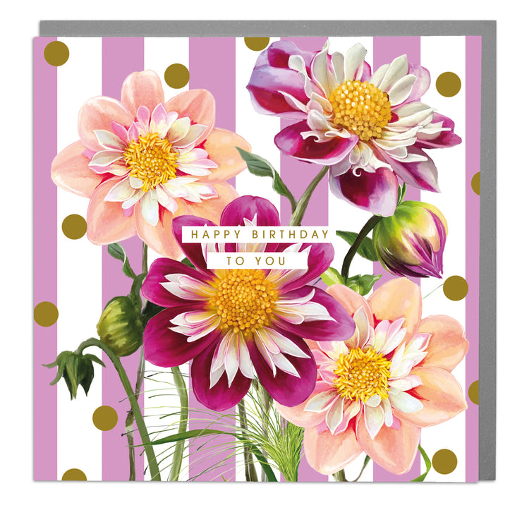 Happy Birthday to You Card by Lola Design x Dahlia Beach - Lola Design Ltd