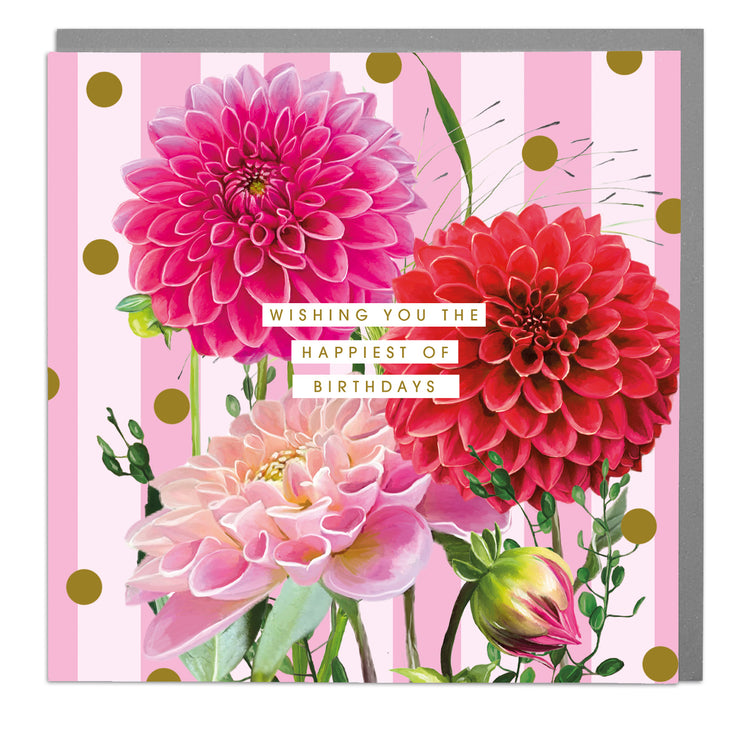 Happy Birthday Card by Lola Design x Dahlia Beach - Lola Design Ltd