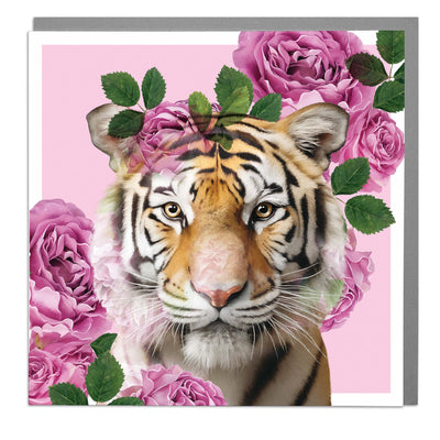 Tiger Blank Art Card by Lola Design - Lola Design Ltd