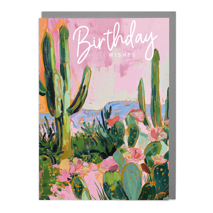 Texas Landscape - Birthday Card by Lola Design - Lola Design Ltd