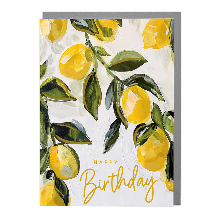 Lemons - Birthday Card by Lola Design - Lola Design Ltd