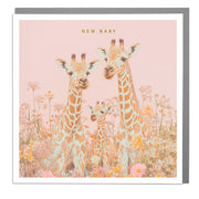 Giraffe - New Baby Card by Lola Design