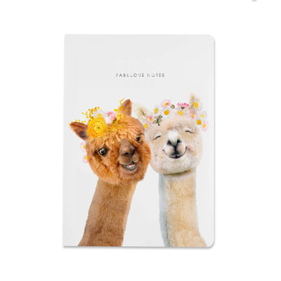 Two Alpacas Luxury Notebook by Lola Design - Lola Design Ltd