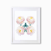 Chrysanthemums Botanique (Pattern) Art Print - Lola Design Ltd