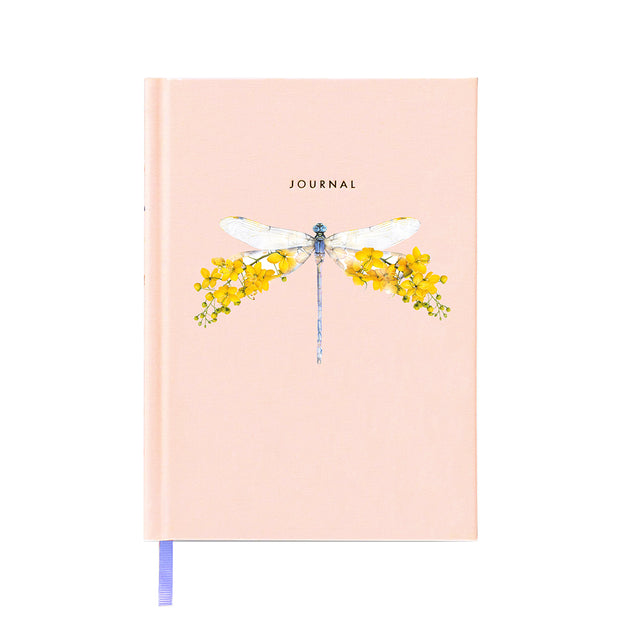 Luxury Dragonfly Fabric Journal - Lola Design Ltd