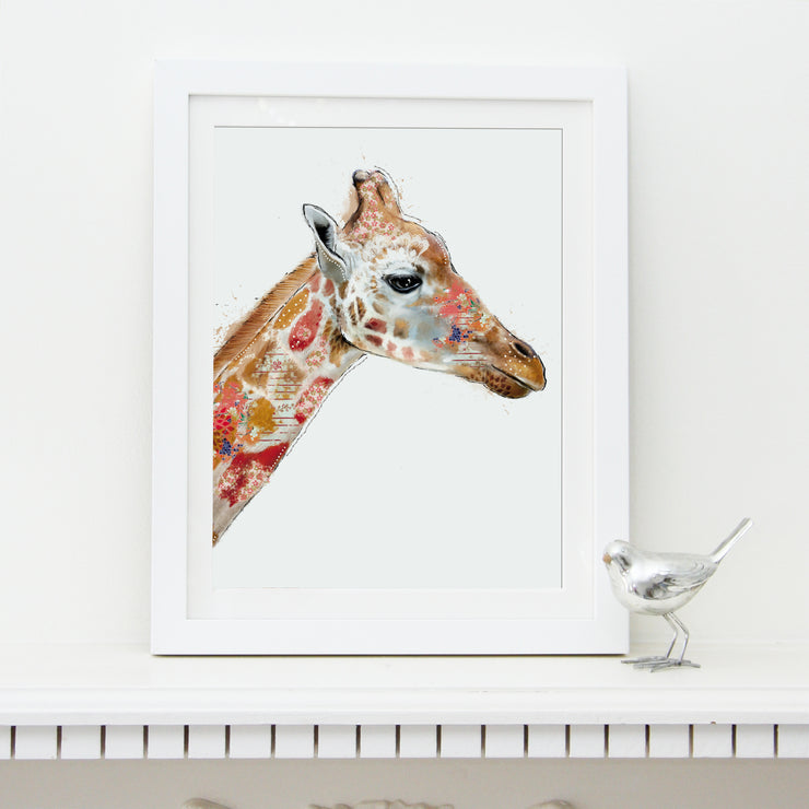 Giraffe Art Print - Lola Design Ltd