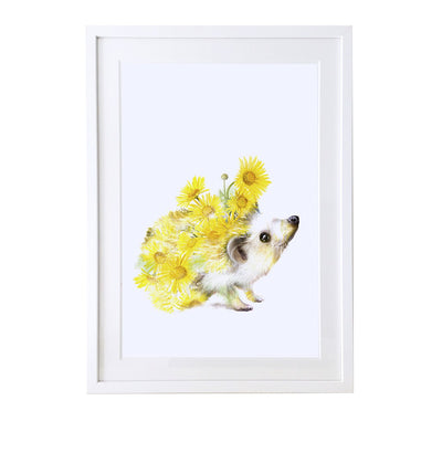 Hedgehog Art Print - Lola Design Ltd