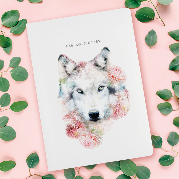 Wolf Luxury Notebook - Lola Design Ltd