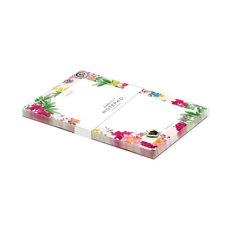 Notepad featuring Botanical Bee - Lola Design Ltd