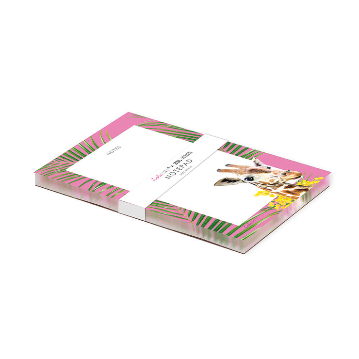 Giraffe Notepad - Lola Design x ZSL - Lola Design Ltd