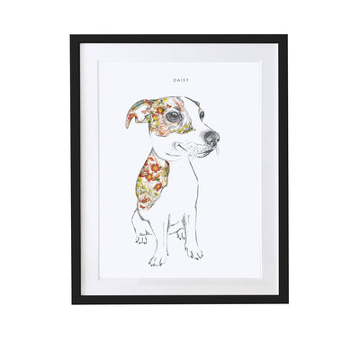 Jack Russell Personalised Pet Portrait - Lola Design Ltd
