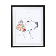 Labrador Personalised Pet Portrait - Lola Design Ltd