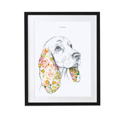 Spaniel Personalised Pet Portrait - Lola Design Ltd