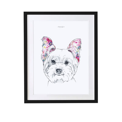 West Highland Terrier Personalised Pet Portrait - Lola Design Ltd