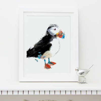 Puffin Art Print - Lola Design Ltd