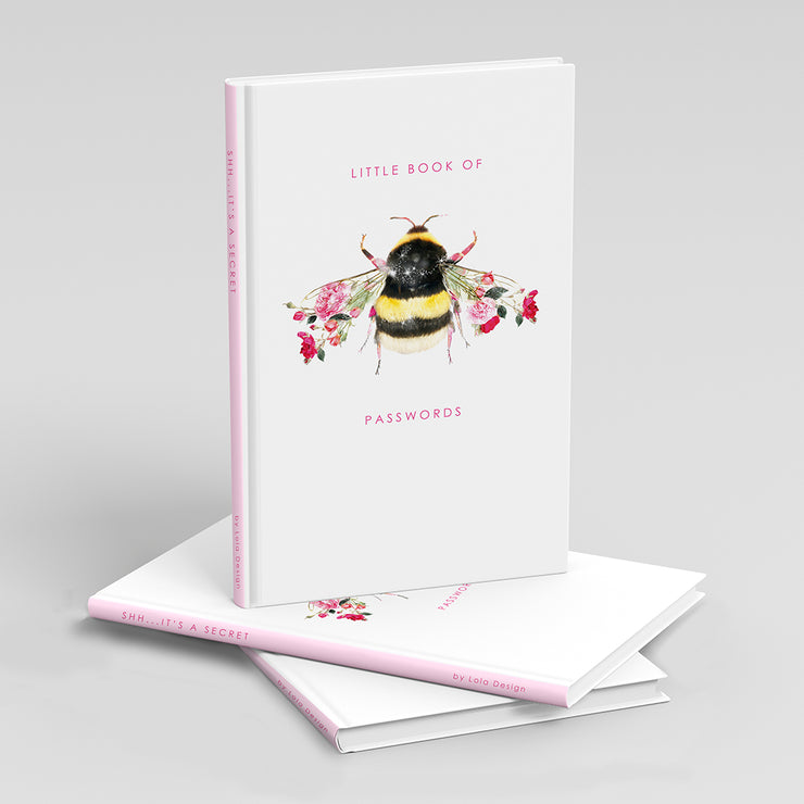 Bee Password Book - Lola Design Ltd