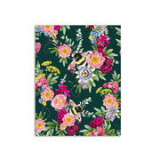 Mixed Bee Dark Green Wallpaper Sample - Lola Design Ltd
