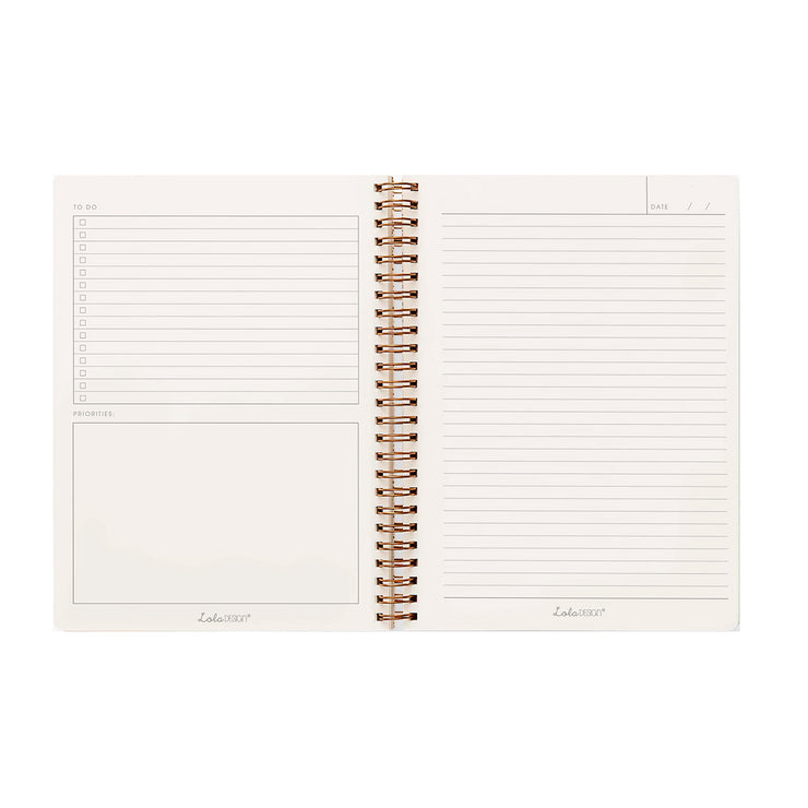 Wiro Bound Bee Organiser / Notebook by Lola Design - Lola Design Ltd